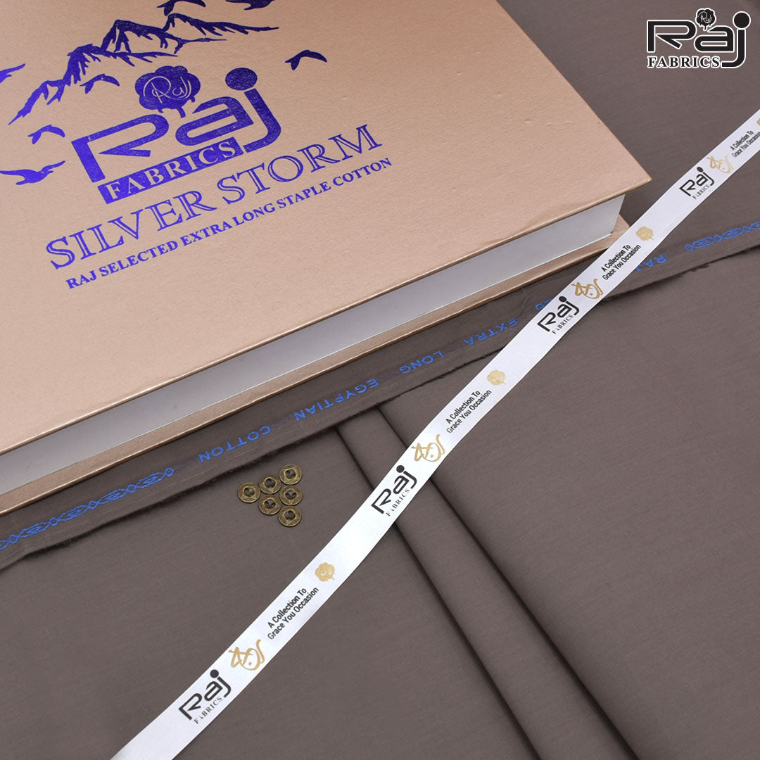 Silver Storm | Latha | Stiff Finish | Choclate Brown