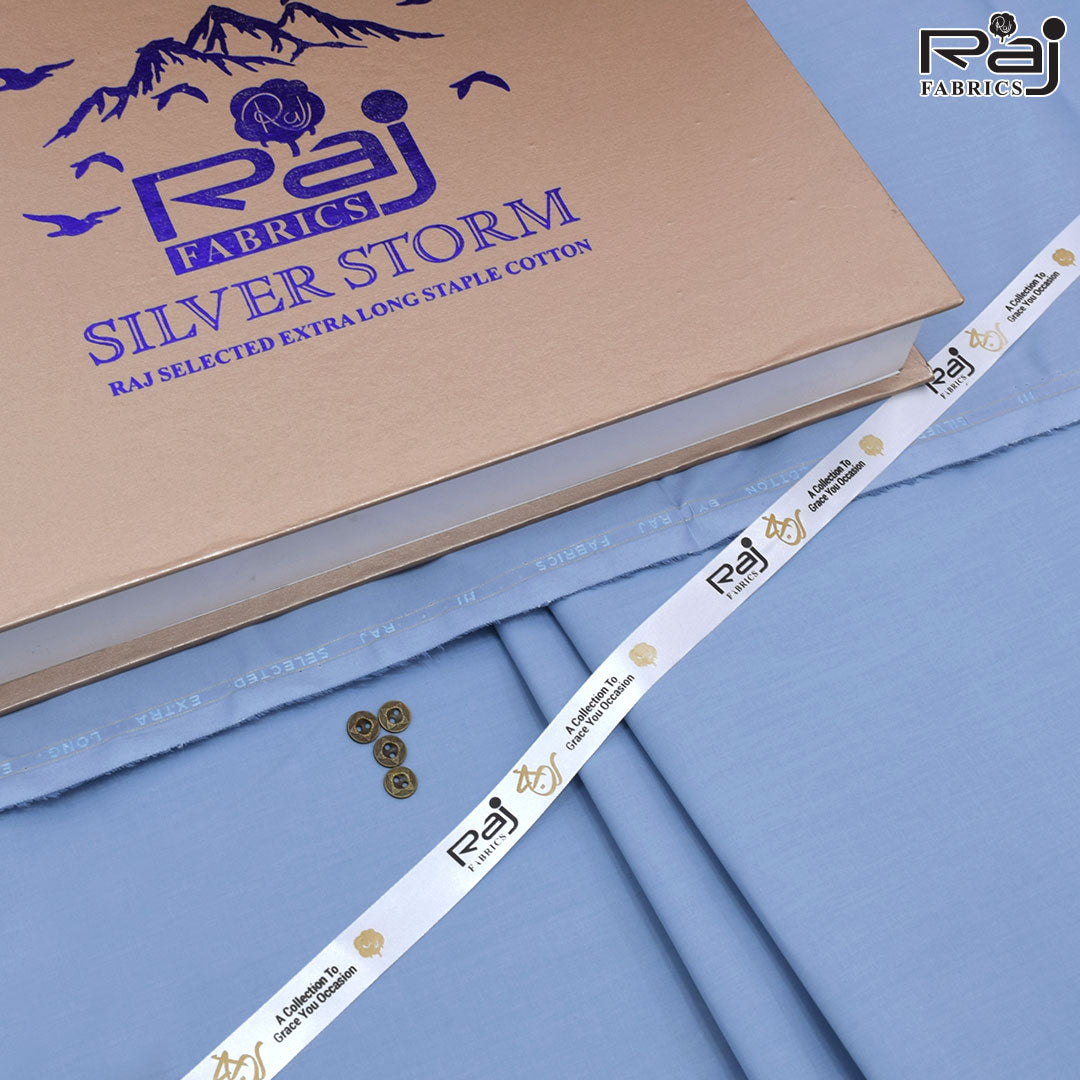 Silver Storm | Latha | Firm Finish | Ice Blue