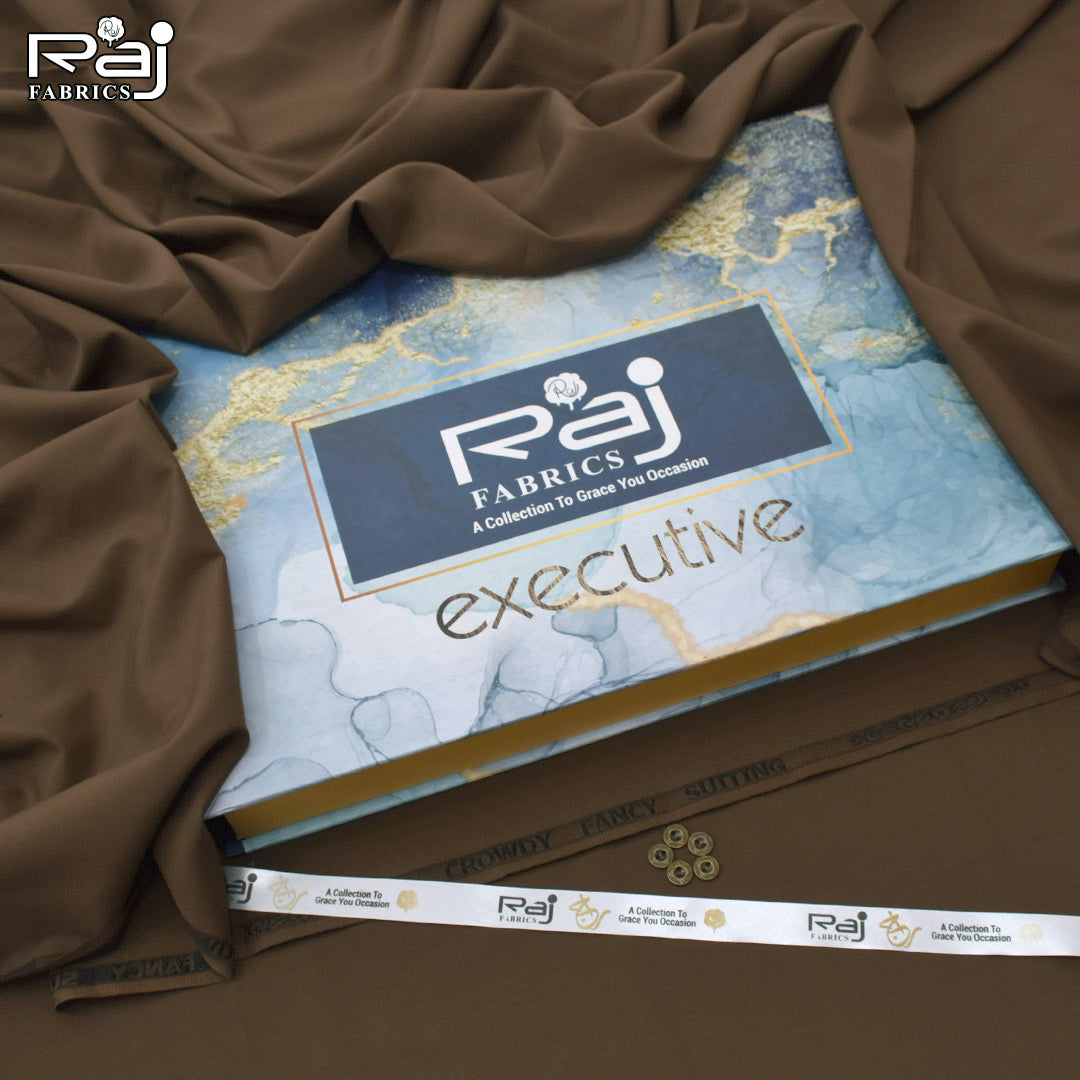 Wash & Wear | Wrinkle Free Fabric | Coffee Brown